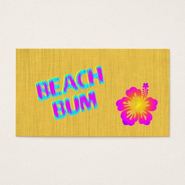 Beach Bum Custom Event Ticket