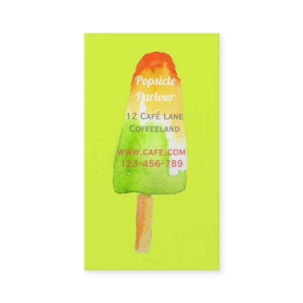 Beach cafe popsicle ice-blocks Summer