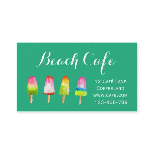 Beach cafe popsicle ice-blocks Summer