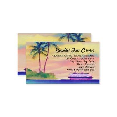 Beach Cruise Vacation Travel Agent Consultant