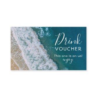 Beach Free Drink Voucher | Ocean Bar Token