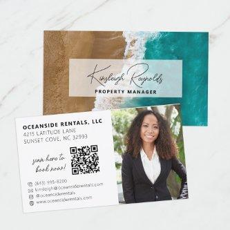 Beach House Rental Property Manager QR Code Photo