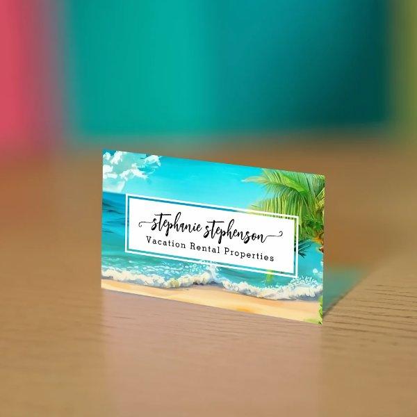 Beach Palm Tree Tropical Spa Travel Vacation