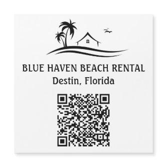 Beach rental Home STR QR Code Vacation