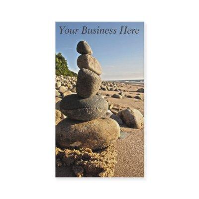 Beach Rocks Stacked