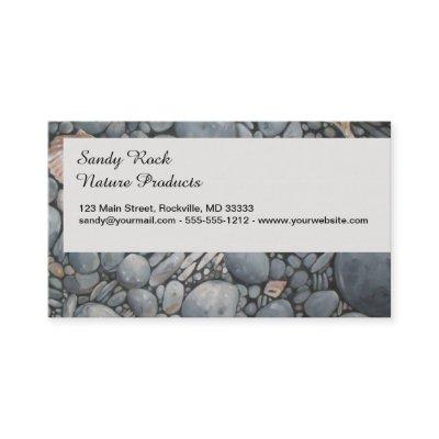 Beach Stones Shells Pebbles Rocks Painting Art