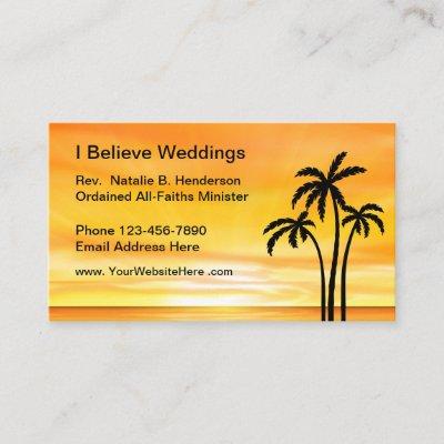 Beach Wedding Minister