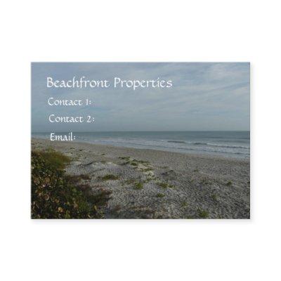 Beachfront Properties/Real Estate