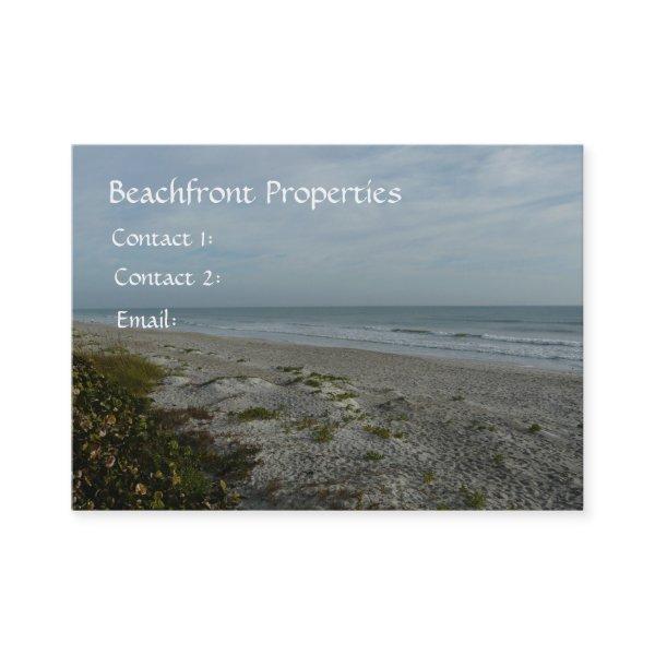 Beachfront Properties/Real Estate
