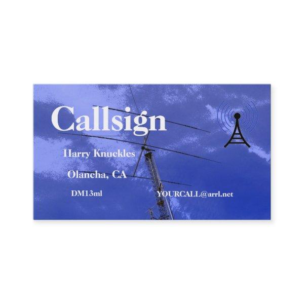 Beam and Tower Amateur Radio Call Sign