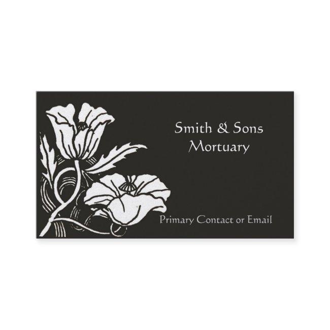 Beardsley Poppies Elegant Mortuary