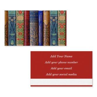 Beautiful Book Spines (Paris) Calling Card