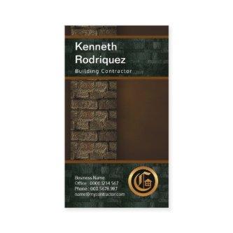 Beautiful Brown Grunge Brickwork Construction
