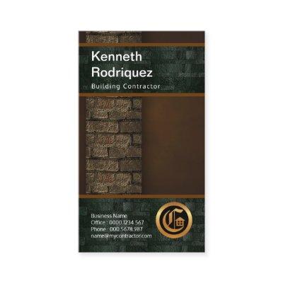 Beautiful Brown Grunge Brickwork Construction