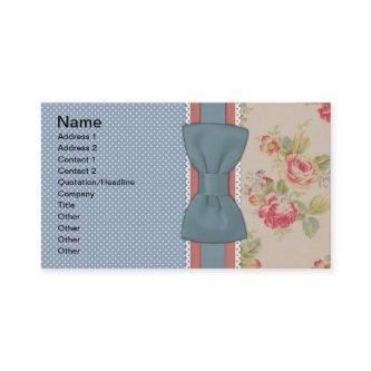 Beautiful cute elegant girly vintage flowers bow
