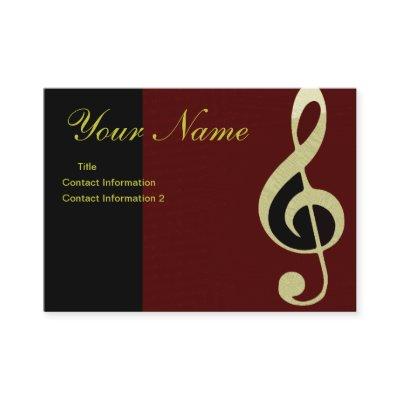 Beautiful Gold Treble Clef