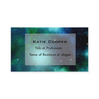 Beautiful Green Nebula filled with Stars
