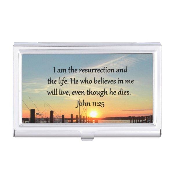 BEAUTIFUL JOHN 11:25 SUNSET PHOTO  HOLDER