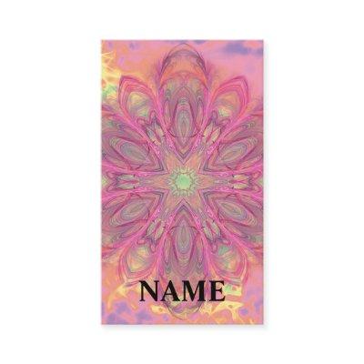 Beautiful kaleidoscope in pink with texture