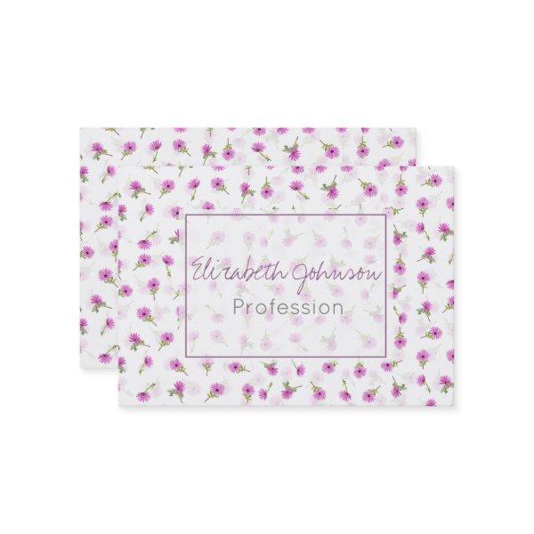Beautiful Lavender Purple Daisy Flower Design