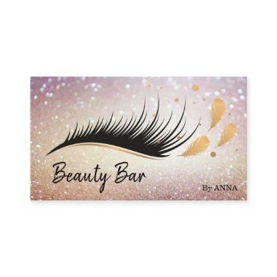 beautiful Long Lash Extension Makeup Feather