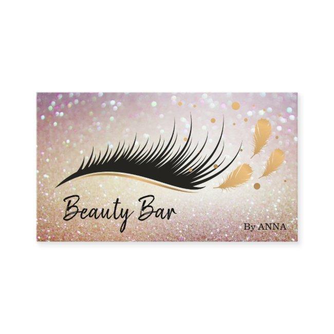 beautiful Long Lash Extension Makeup Feather