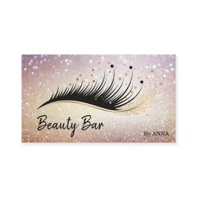 beautiful Long Lash Extension Makeup Feather