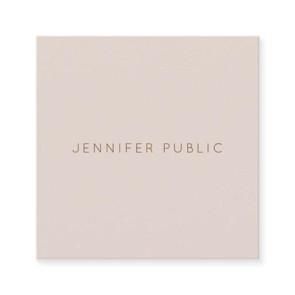 Beautiful Professional Modern Design Plain Luxury Square