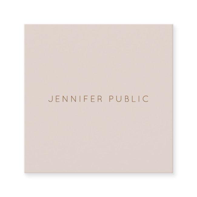 Beautiful Professional Modern Design Plain Luxury Square