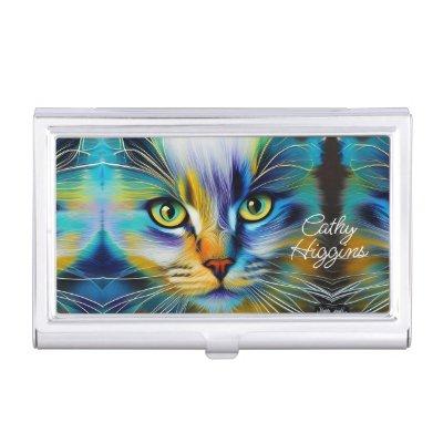 Beautiful Siamese Kitten blue green gold   Case
