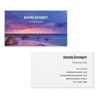 Beautiful Sunset Coastal Photograph
