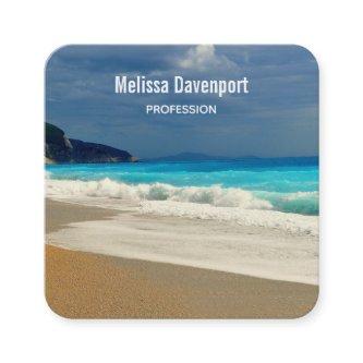 Beautiful Turquoise Sea Tropical Photo Square