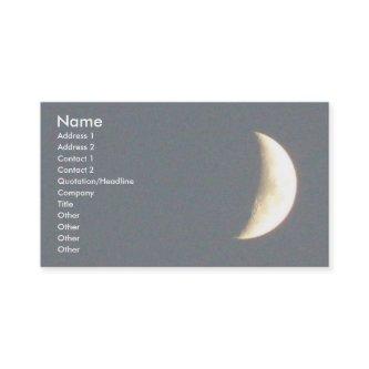 Beautiful Waxing Crescent Moon at Dusk Custom