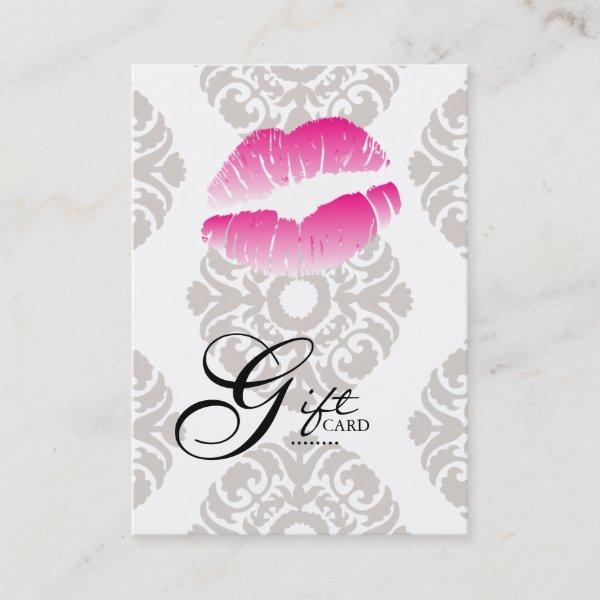 Beauty Gift Cards Lips Makeup Pink