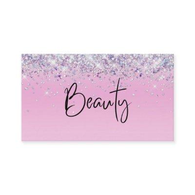 *~* BEAUTY  Hologram Holograph  Pink Glitter