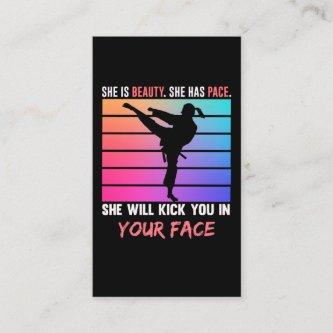 Beauty Karate Girl Kick You Taekwondo Jiu Jitsu