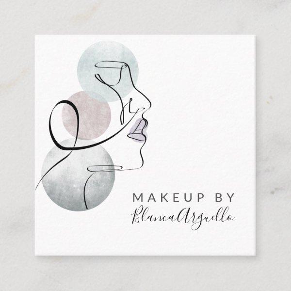 Beauty Logo Makeup Artist Business And Appointment Square
