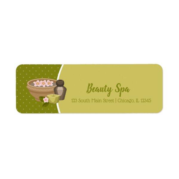 Beauty spa salon label