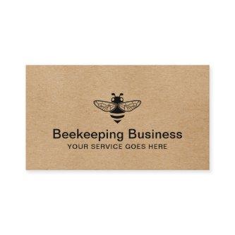 Bee Logo Beekeeping Honey Apiary Rustic Kraft