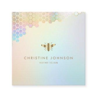 bee logo design square