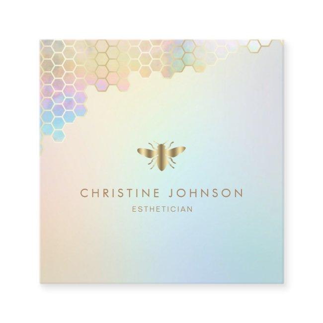 bee logo design square
