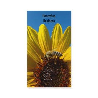 Bee on Sunflower photo