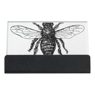 Bee Worker Honey Black Bumblebee Desk  Holder