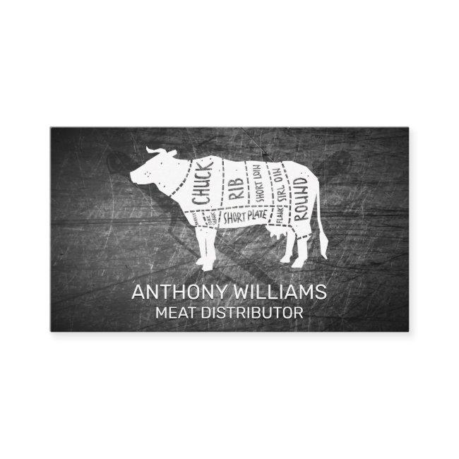 Beef Diagram | Scratched Metal