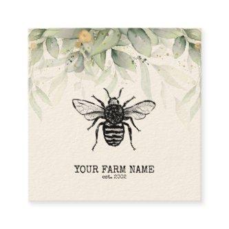 Beekeeper Apiarist Bee Farm Honeybees Honeycomb Bu Square