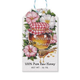 Beekeeper Apiary Honey Jar Tags