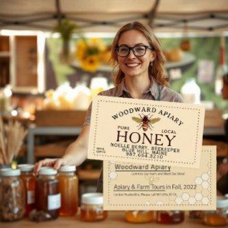 Beekeeper  Honeycomb and Bee