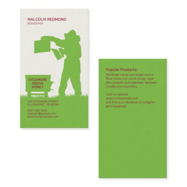 Beekeeper Silhouette Grass Green