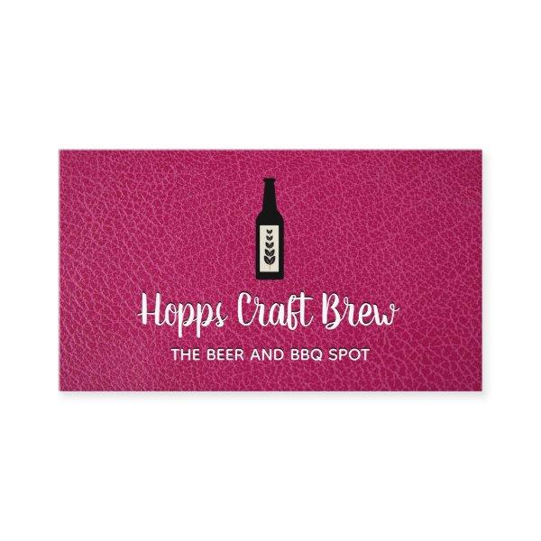 Beer Distillery | Liquor Store | Hot Pink Leather