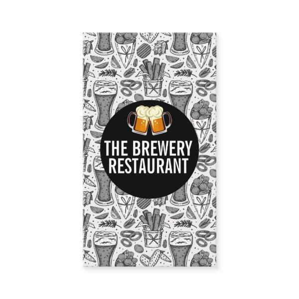 Beer Glasses | Restaurant Icons Pattern